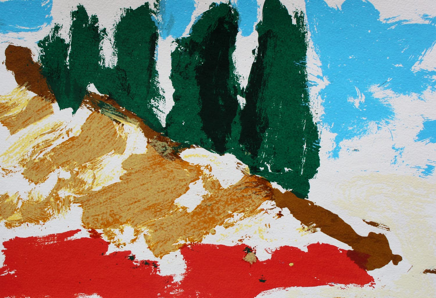 Jan Cremer - Zeefdruk: "Inverno" - 2002 verkocht voor € 75!