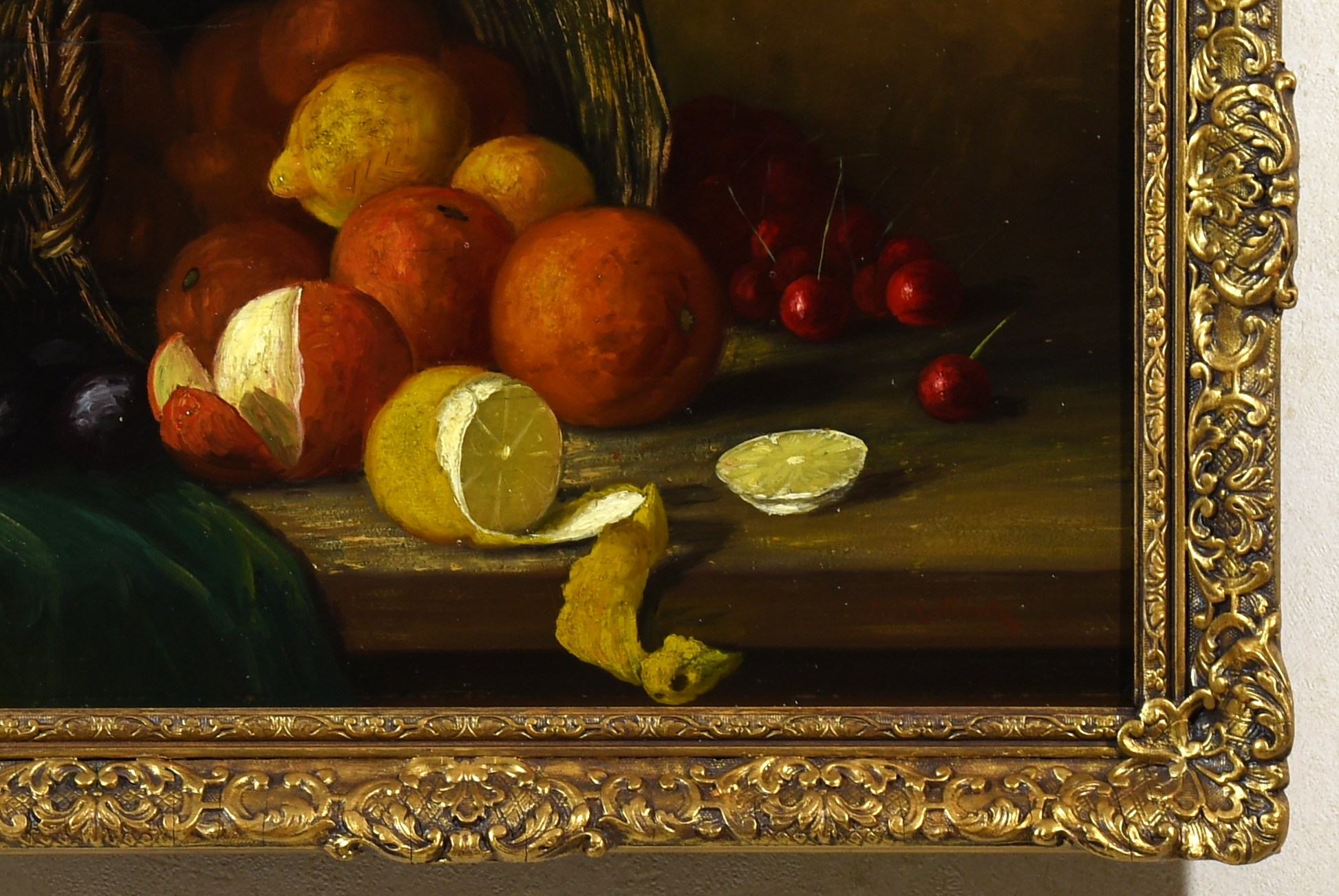 Piet Cottaar - 1878 -1950 "Rieten Mand met Fruit"- Olieverf op paneel- Sign. Piet Cottaar kopen? Bied vanaf 75!