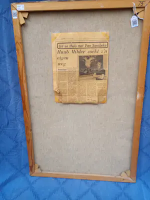 Huub Milder - Stilleven met bloemenvaas en fruitschaal kopen? Bied vanaf 25!