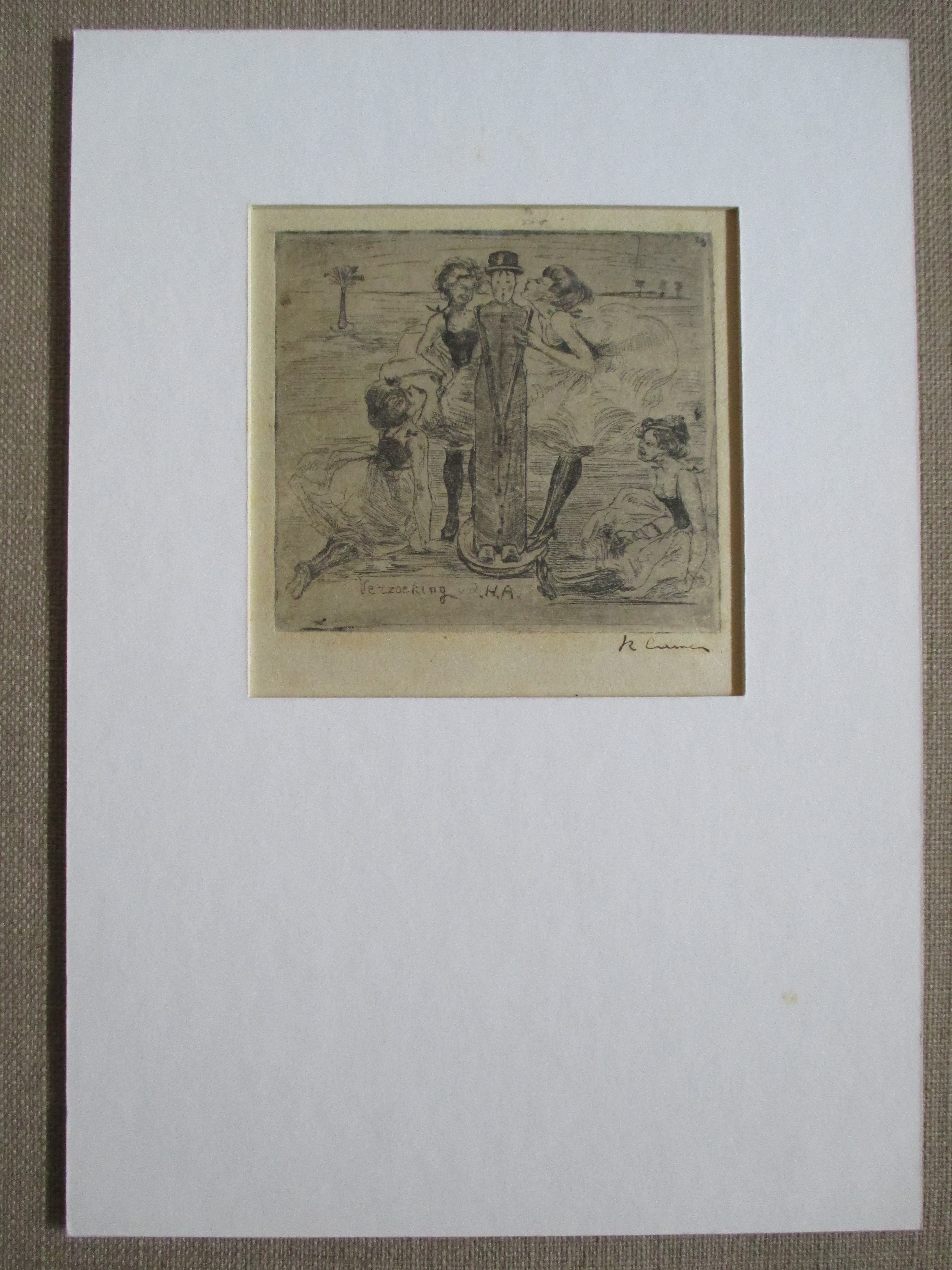 Rie Cramer - Ets "Verzoeking v.d H.A" kopen? Bied vanaf 30!