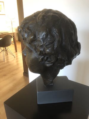 Brons (Onbekend) - Groot zwaar bronzen beeld {8 kg } en 35 cm hoog. kopen? Bied vanaf 150!