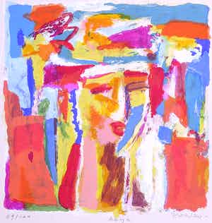 Marta Jedrysko - Zeefdruk, Haya verkocht voor € 1!