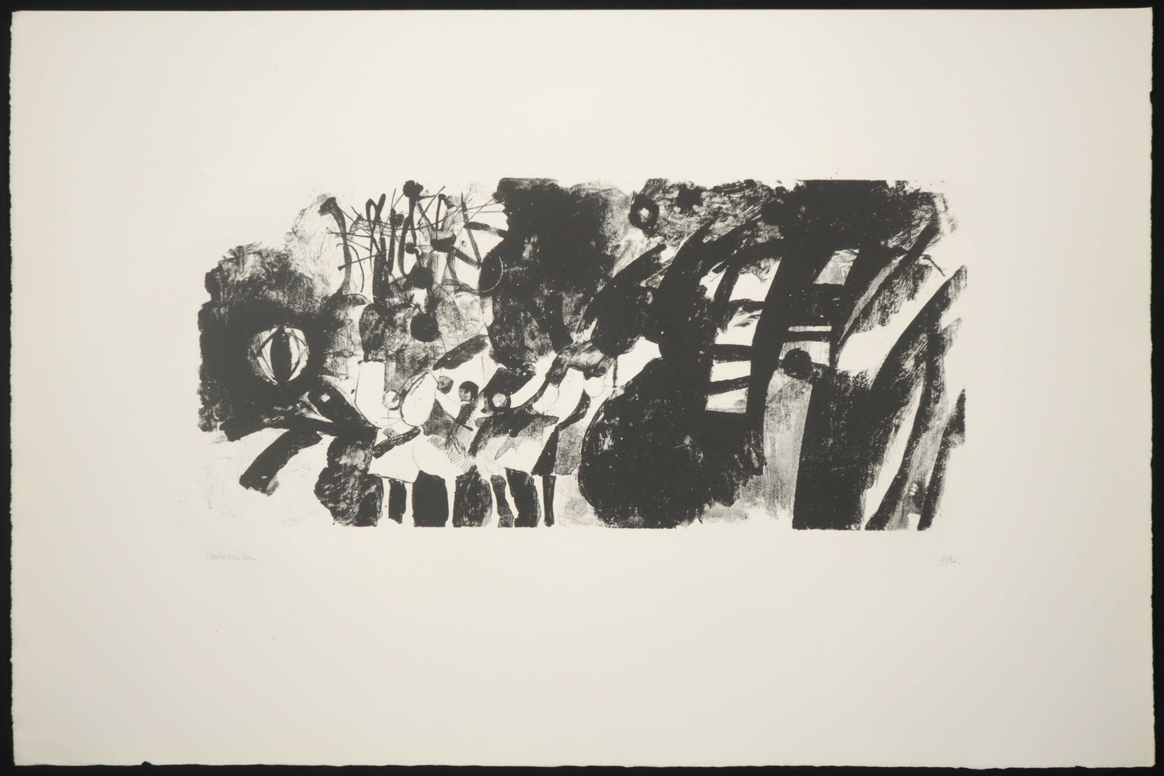 Jef Diederen - Litho, Zonder titel kopen? Bied vanaf 35!