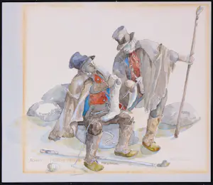 Charles Roelofsz - en anderen, Lot van 10 unieke werken door verschillende kunstenaars kopen? Bied vanaf 50!