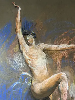 Edmond De Maertelaere - Danseres - gemengde techniek kopen? Bied vanaf 450!