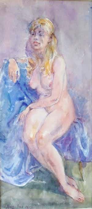 Harry Maas - Zittend Naakt verkocht voor € 315!