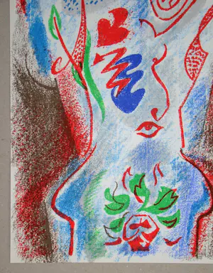 Andre Masson - Abstracte compositie - 1972 - Originele lithografie kopen? Bied vanaf 100!