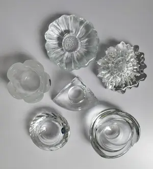 Orrefors - Selectie Scandinavische kaarsenhouders (6) kopen? Bied vanaf 48!