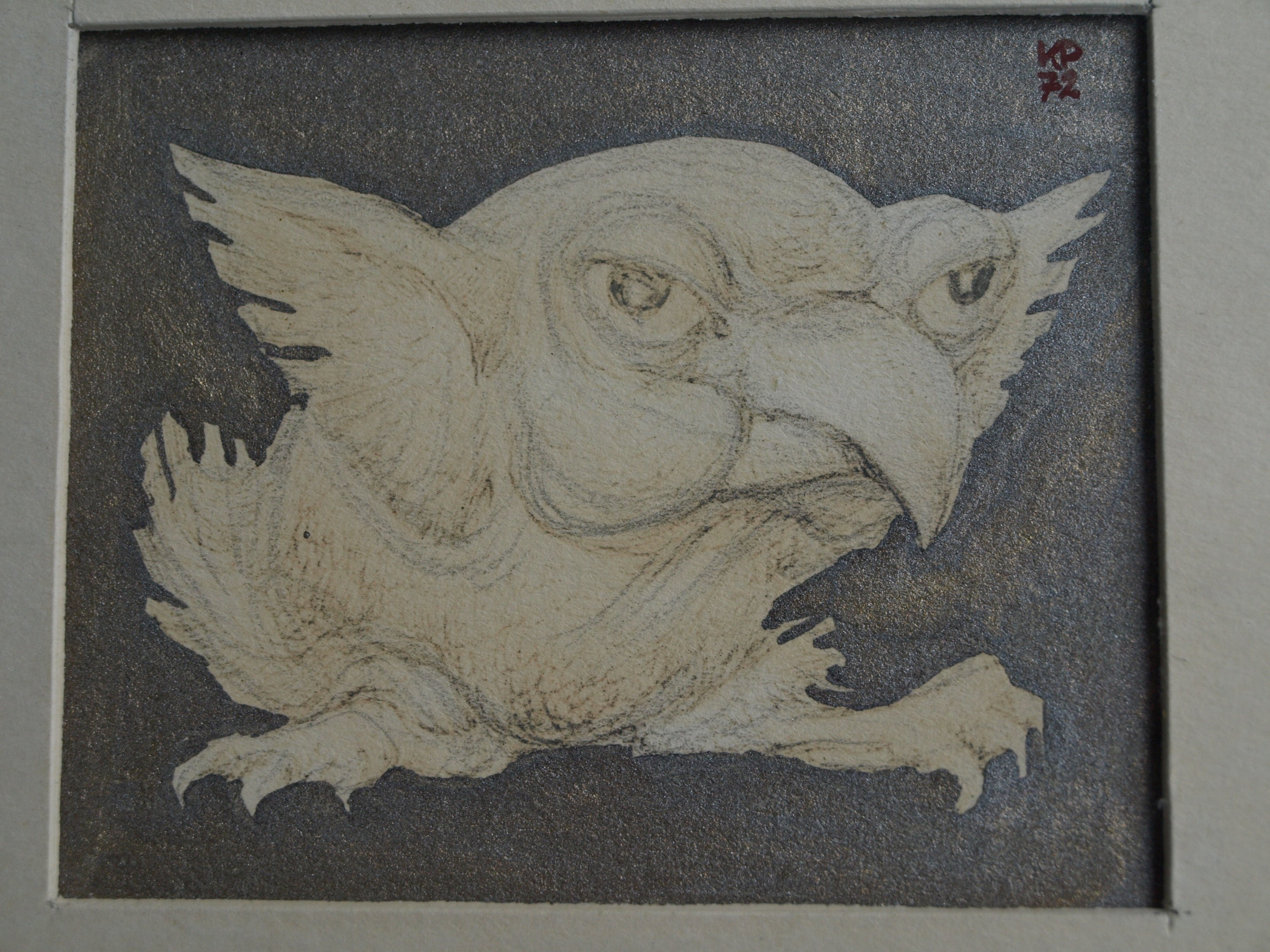 Klaas Pijlman - Fantasiedieren - 3 Tekeningen + 1 Pastel – 1972 kopen? Bied vanaf 35!