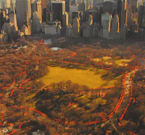 Christo - "The Gates " Central Park NYC - 2005 - ongesigneerde foto litho kopen? Bied vanaf 49!