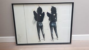 Nico Vrielink - Litho 83/200 - Jeane doing her hear - Singapore 1985 kopen? Bied vanaf 99!
