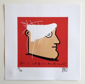 IABO - “This is not by me" (Andy Warhol tribute) – handgesigneerd – genummerd - COA kopen? Bied vanaf 100!