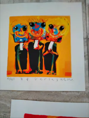 Ad Verstijnen - 5 zeefdrukken kopen? Bied vanaf 99!