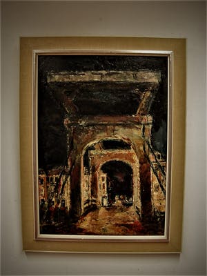 Jan Groenestein - Groot impressionistisch Olieverf - Amsterdam - de Magere brug verlicht bij avond kopen? Bied vanaf 360!