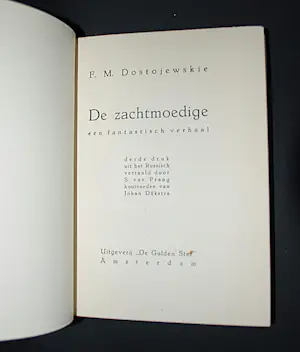 Johan Dijkstra - 3 houtsnedes naar Dostojevski en 1 houtsnede 'oogsten' (1922) kaufen? Bieten Sie von 95!