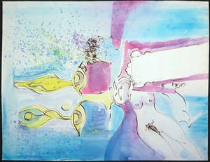 Joe Wols - Gemengde techniek op papier, Zonder titel kopen? Bied vanaf 1!