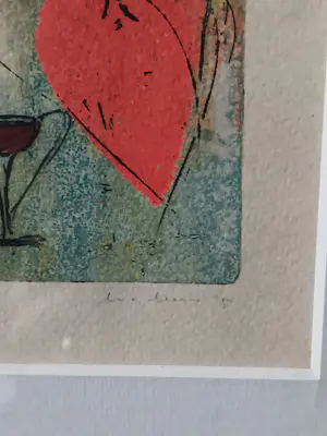 Lia van Leeuwen - In kleur geëtste kunstwerk kopen? Bied vanaf 20!