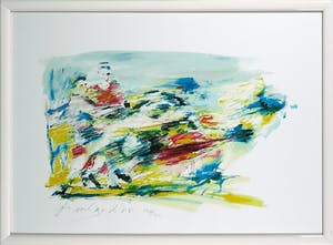 Frank Gude - Zeefdruk, Voetbal - Ingelijst kopen? Bied vanaf 1!