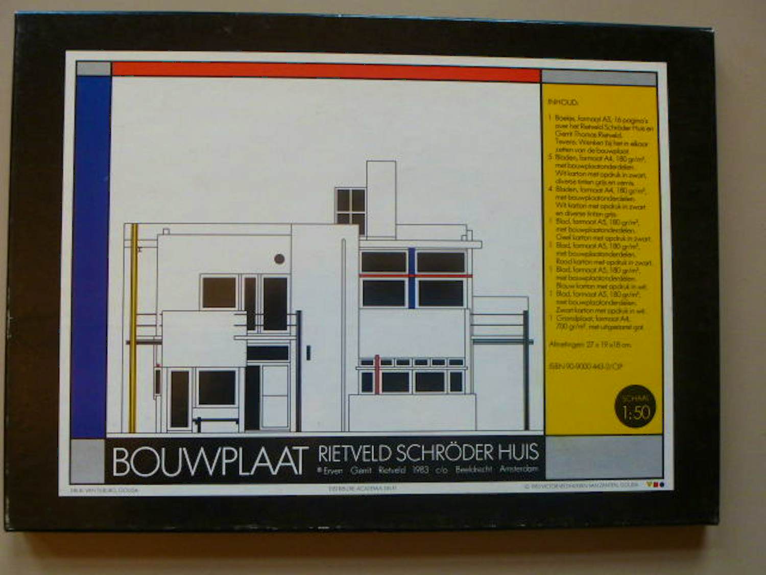 Gerrit Rietveld - Bouwplaten doos van Rietveld Schröder huis verkocht voor € 50!