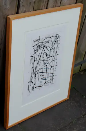 Buy Jan Schoonhoven - Ingelijste tekening - 1990 (nette lijst!)? Bid from 2500!