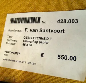 Frans van Santvoort - Gespletenheid 2 kopen? Bied vanaf 50!