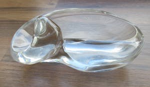 Niet of onleesbaar gesigneerd - Studio kristallen vrijgevormd schaaltje - gesigneerd kopen? Bied vanaf 1!