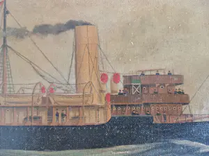 Niet of onleesbaar gesigneerd - Kustvaarder " peveril" kopen? Bied vanaf 10!