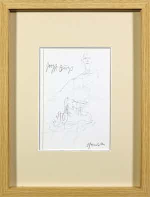 Joseph Beuys - Zeldzame granolitho, Zonder titel verkocht voor € 1!