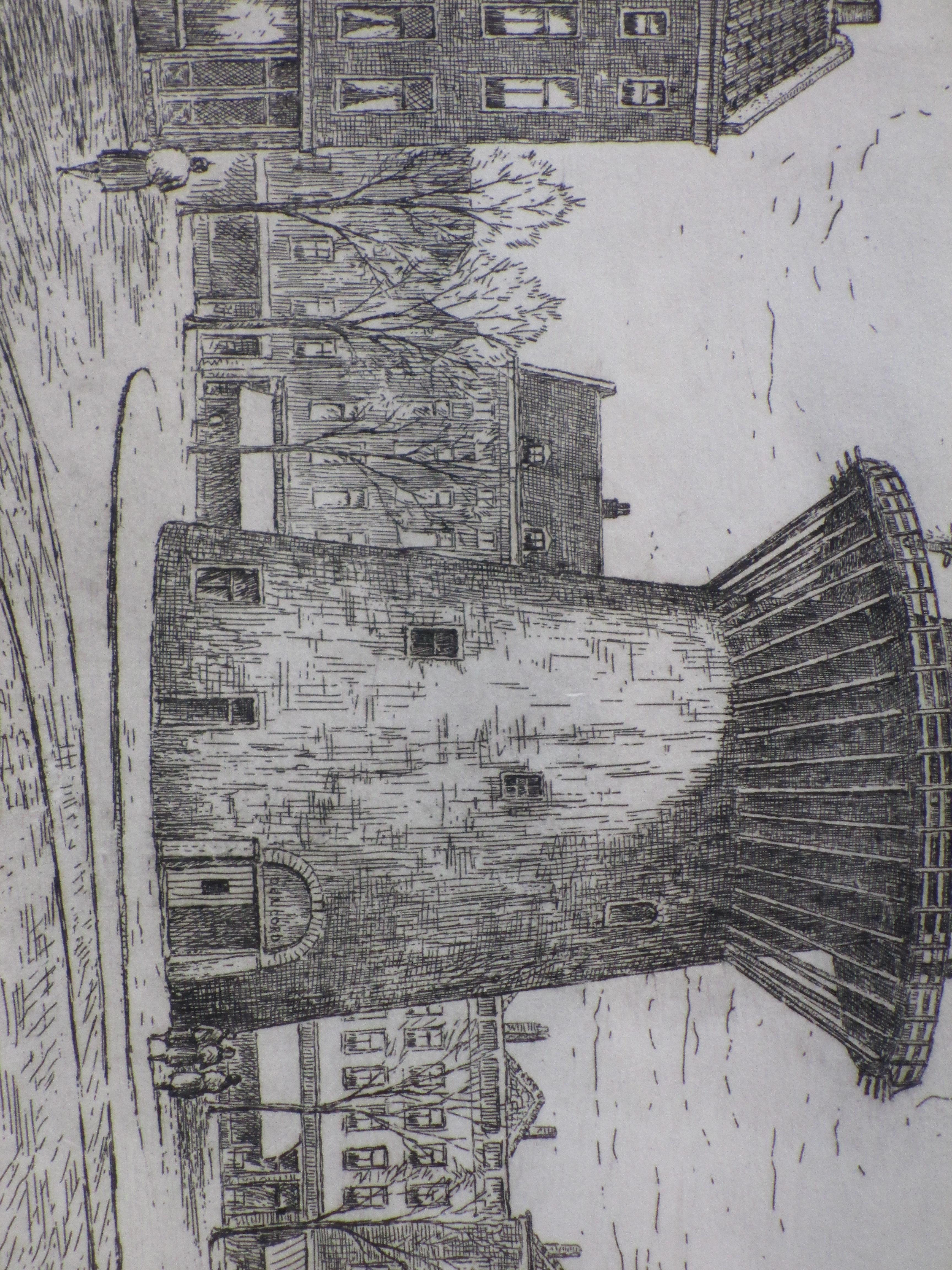 Marius Johannes Janssen - Molen De Noord Rotterdam - Ets kopen? Bied vanaf 1!