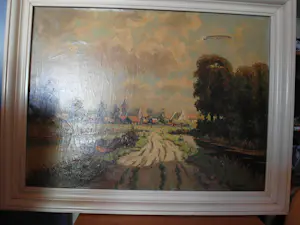 Theodorus Selhorst - Zandweg langs vaart met boot kopen? Bied vanaf 35!
