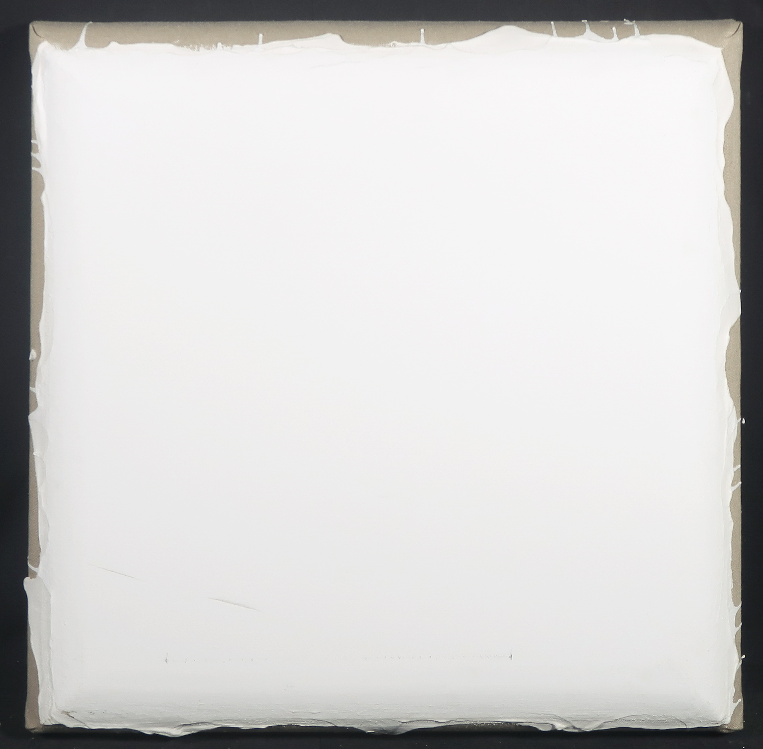 Niet of onleesbaar gesigneerd - Acryl op doek, White 7739 verkocht voor € 1!