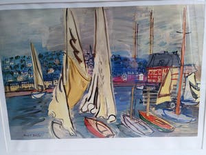 Raoul Dufy - Sailing-boats in Deauville kopen? Bied vanaf 50!