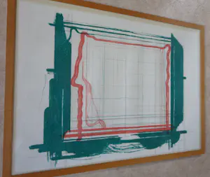 Marien Schouten - FIGURATIE / KLEURLITHO / 85x115cm / KADER / SIG kopen? Bied vanaf 75!