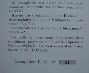 Kees van Dongen - Elles La Parisienne. Auteur; Gérard Bauer. Oplage 35 exemplaren! kopen? Bied vanaf 500!