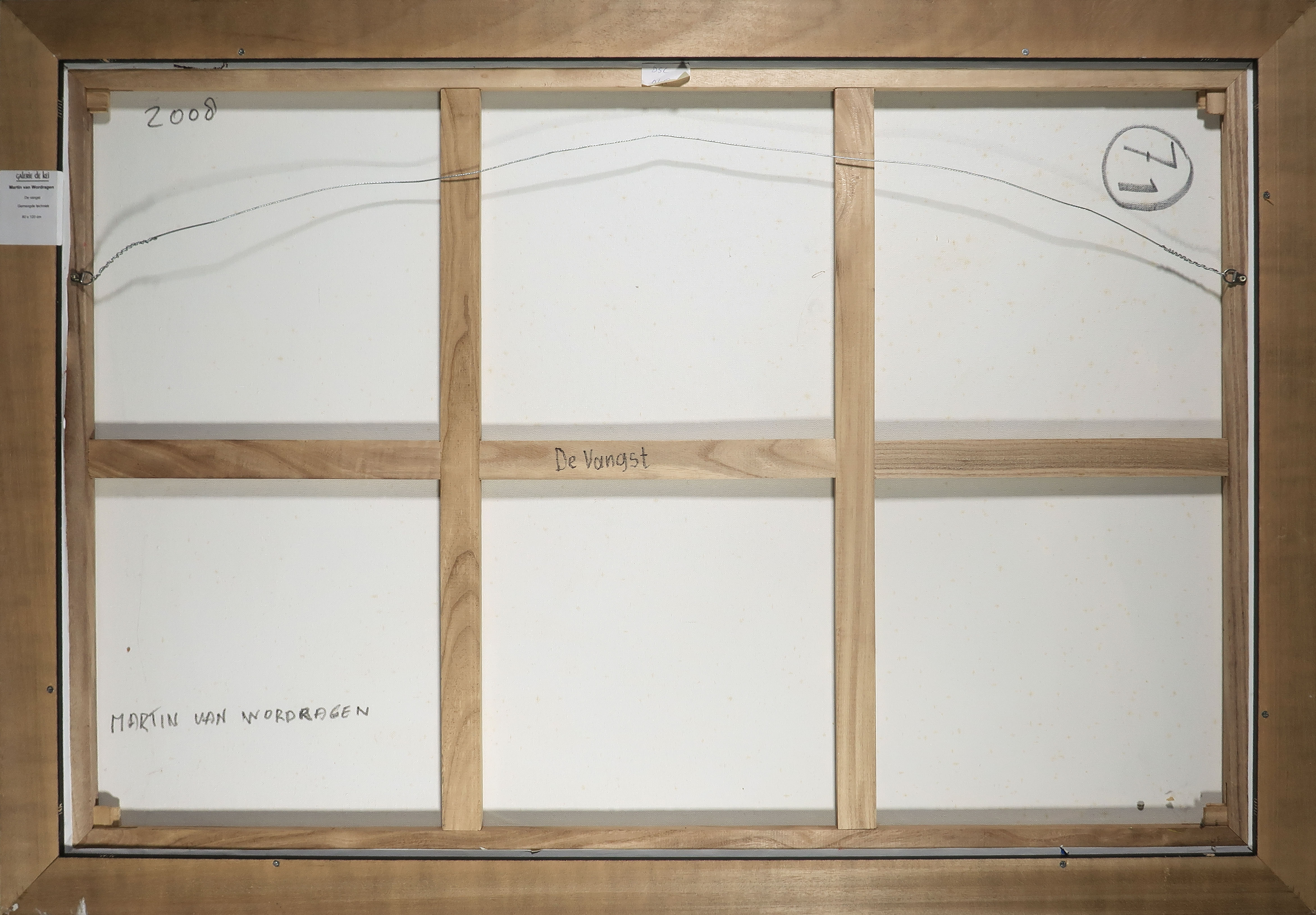 Martin van Wordragen - Gemengde techniek op doek, De Vangst - Ingelijst (Groot) kopen? Bied vanaf 650!