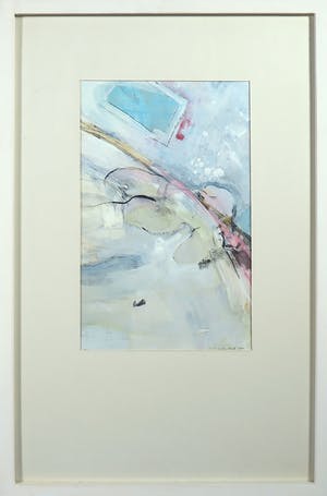 Ruud van der Beele - Gemengde techniek op papier, Zonder titel - Ingelijst kopen? Bied vanaf 1!