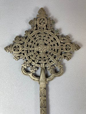 Ethiopie - Ethiopisch priest Silver handcross - Ethiopia kopen? Bied vanaf 65!