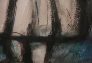 Engelbert L'Hoëst - Gouache, Personage - Ingelijst kopen? Bied vanaf 1!