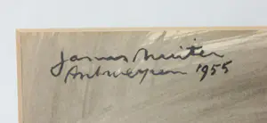 Janus Nuiten - Inkt op papier, Stier - Ingelijst kopen? Bied vanaf 60!