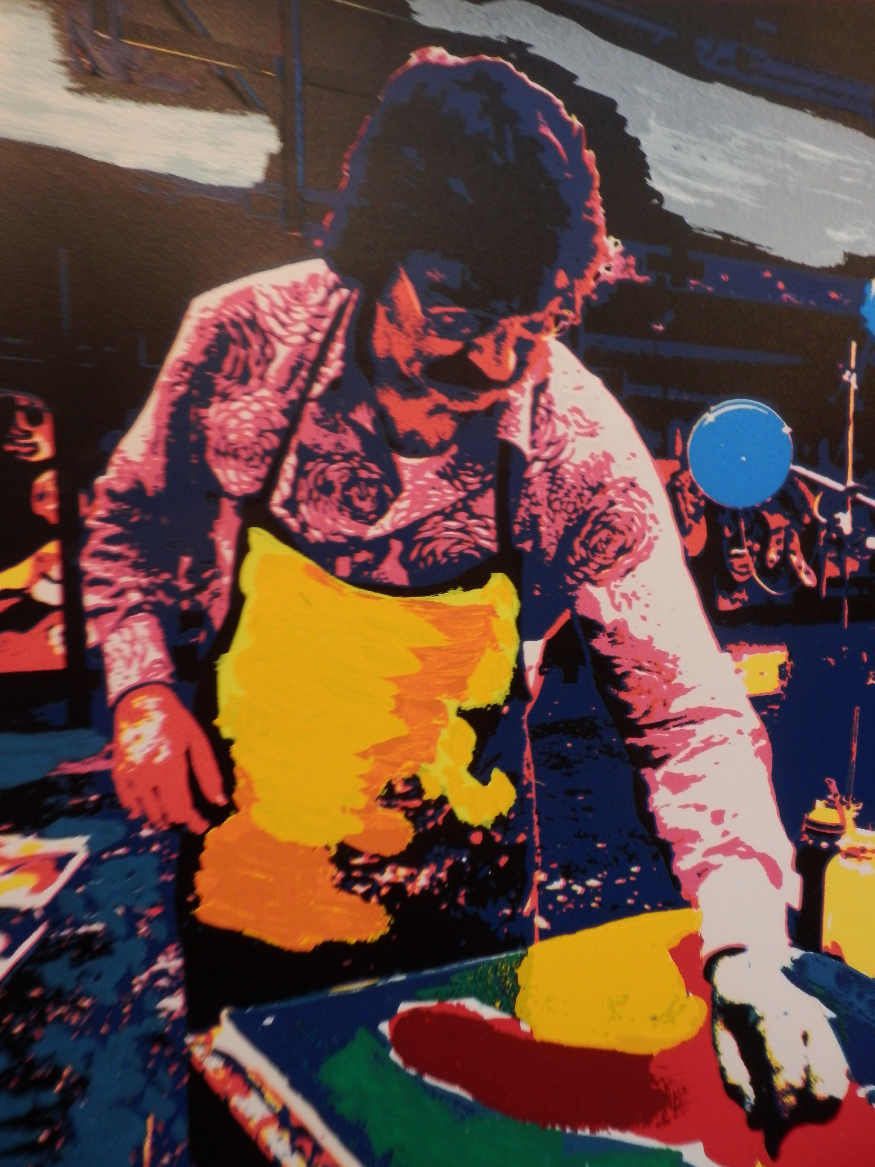 Karel Appel - Gr.Ingeschilderde Proef-Zeefdruk SUNDAY Handgesigneerd!!! verkocht voor € 275!