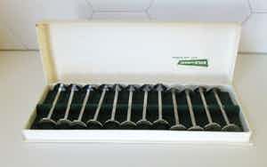 GZ (Gerritsen Zeist) - 12 art deco messenleggers - Sola verkocht voor € 1!