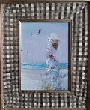 Niet of onleesbaar gesigneerd - Girl aan zee kopen? Bied vanaf 1!