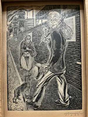 Willem Rozendaal - 4 x ets kopen? Bied vanaf 80!