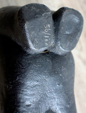 Jan Meefout - Bronzen sculptuur: rustend naakt kopen? Bied vanaf 1750!
