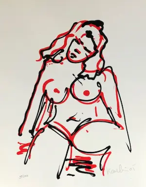 Peter Klashorst - 16 stuks grafiek van meerdere kunstenaars zoals ook Kanbier, Van Hassel e.a. kopen? Bied vanaf 1!
