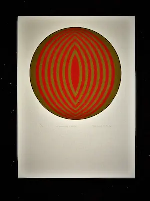 Rob Schotman - Intrigerend jaren 60 PoP Art Litho - Circum-Centrisch - oplage slechts 50 kopen? Bied vanaf 34!