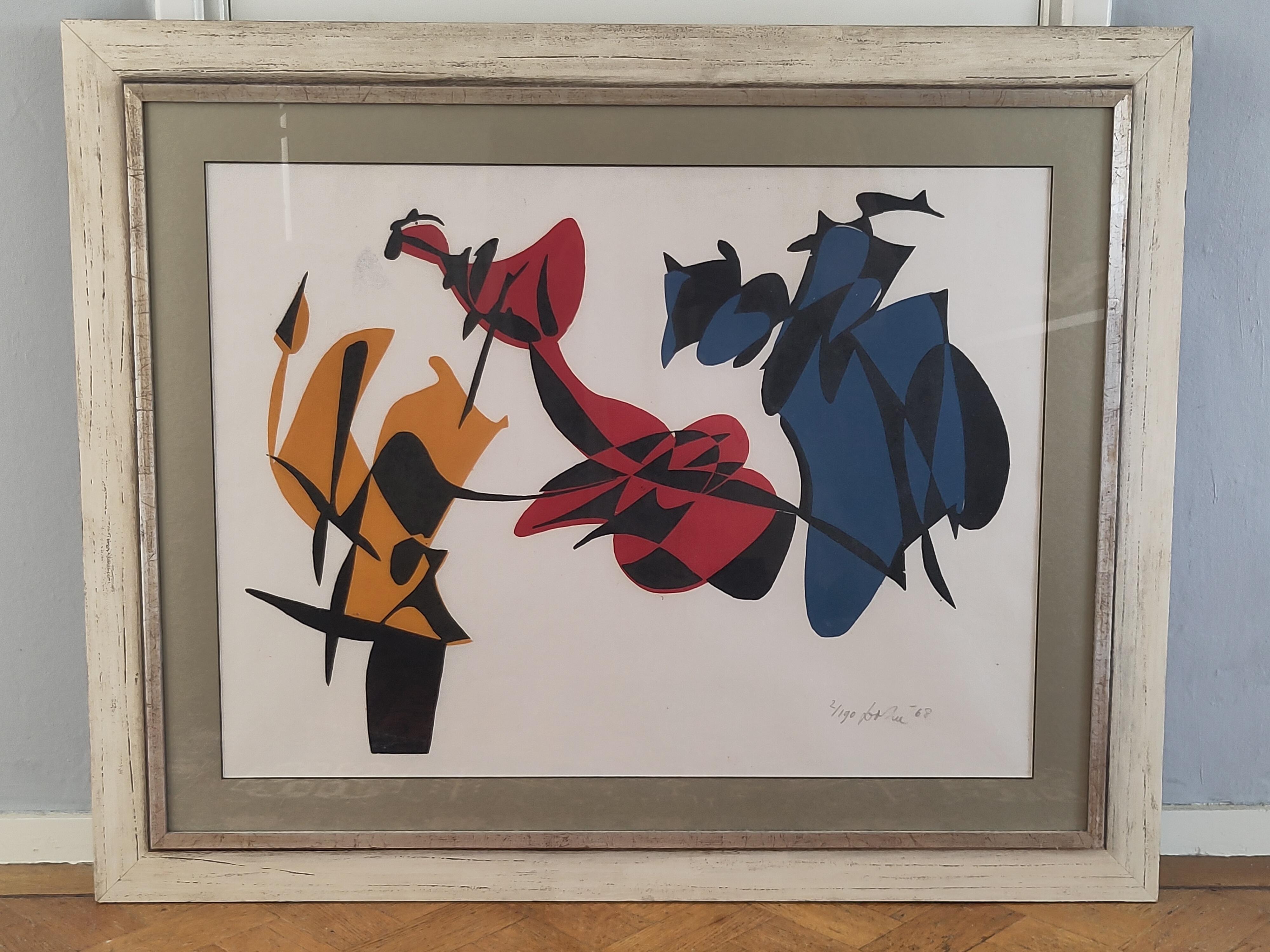 Jan van der Zee - Abstracte compositie (1968) kopen? Bied vanaf 180!
