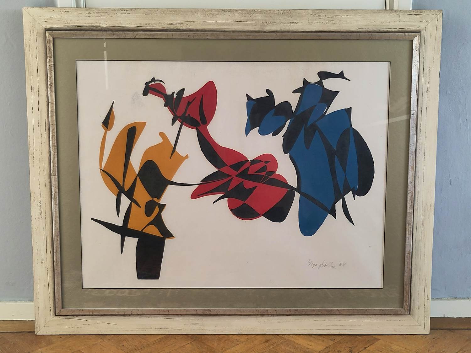 Jan van der Zee - Abstracte compositie (1968) kopen? Bied vanaf 180!