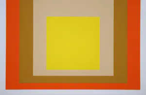 Josef Albers - Yes Sir, 1977 - Zeefdruk in beperkte oplage kopen? Bied vanaf 150!