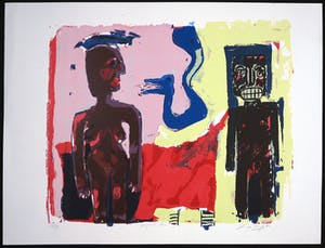 John Lie a Fo - Zeefdruk, Zonder titel kopen? Bied vanaf 1!